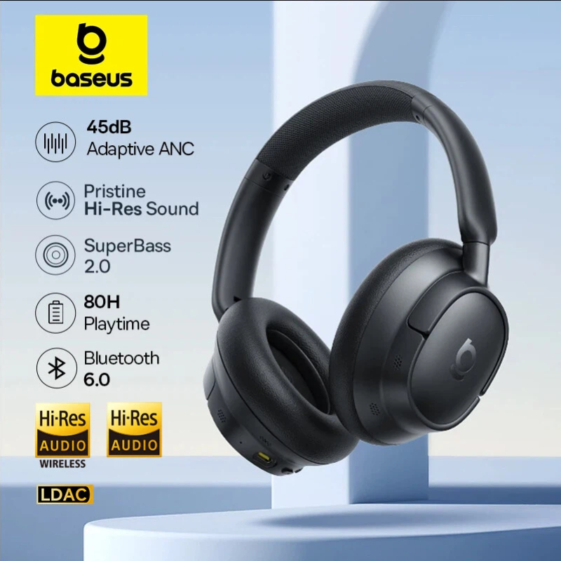 Home Cinema Headphones - Baseus EH10 NC ANC Draadloze Hoofdtelefoon