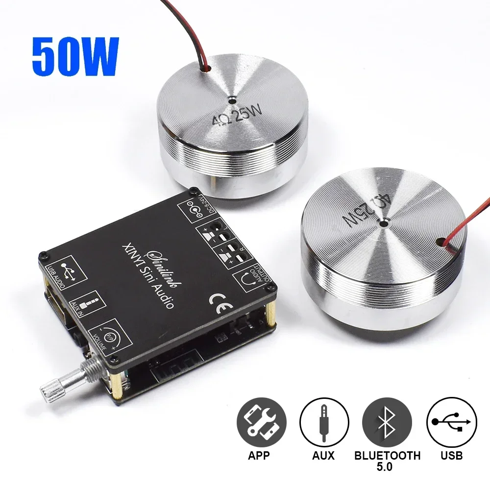 Audio Home Cinema - 2*25W Draagbare Stereo Trillingen Luidspreker Audio