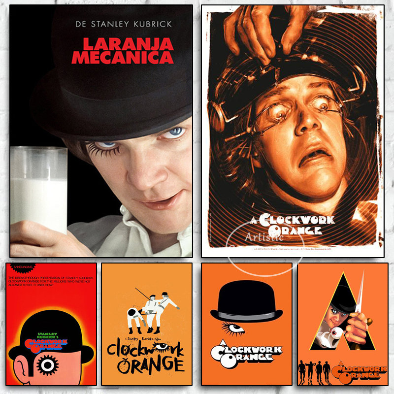Home.Cinema Orange - A Clockwork Orange Posters Klassieke Film