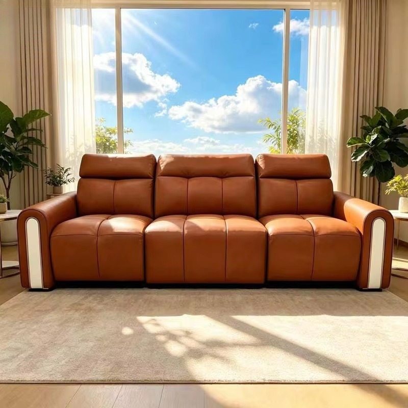 Homecinema Oranje Lederen Rela - Home.Cinema Orange recensie en prijs