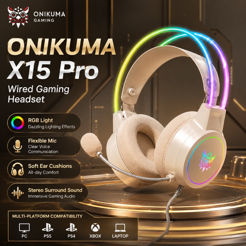 ONIKUMA X15 Pro Gaming Headset - Home Cinema Headphones recensie en prijs