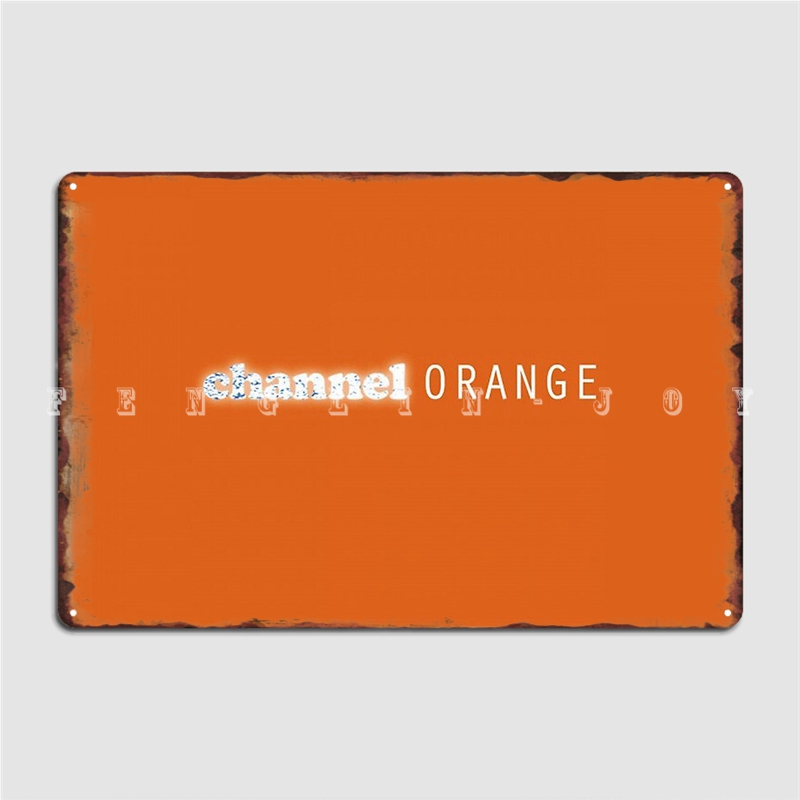 Kanaal Oranje Metalen Teken Cl - Home.Cinema Orange recensie en prijs