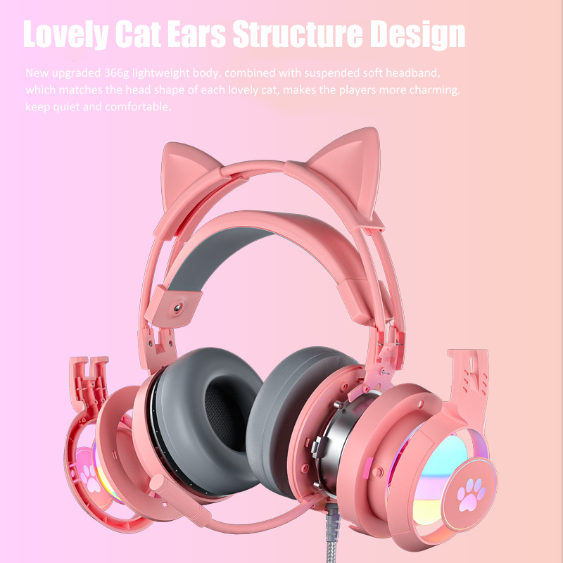 Schattige Cat Ear Gaming Kopte - Home Cinema Headphones recensie en prijs