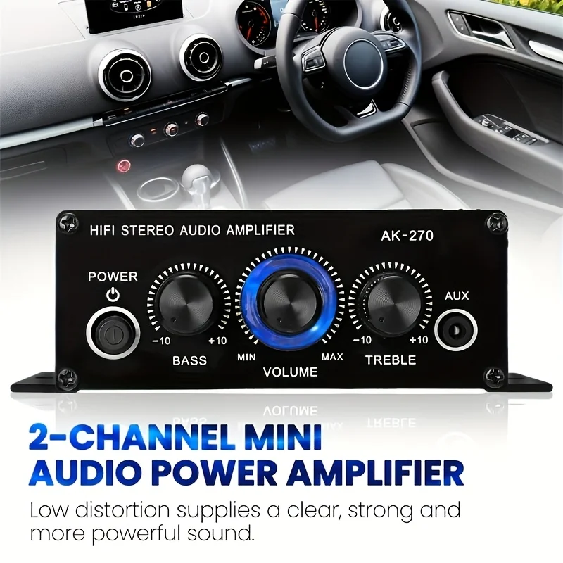 AK-270 400W Mini Eindversterke - Audio Home Cinema recensie en prijs