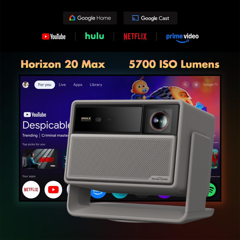 XGIMI Horizon 20 Max 8K Projec - Home Cinema Kardon Harman recensie en prijs